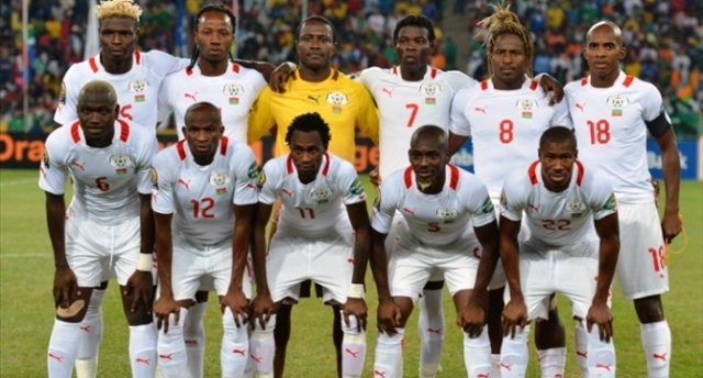Les Étalons,équipe nationale de football du Burkina Faso.
