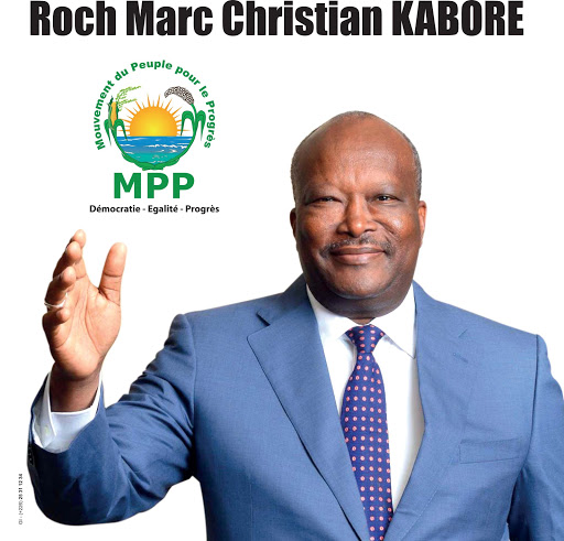  Roch Marc Christian KABORE ,candidat élu du MPP à la présidentielle du 29 novembre 2015 avec 53,46% des suffrages au premier tour.Son investiture est attendue pour le 29 décembre 2015.