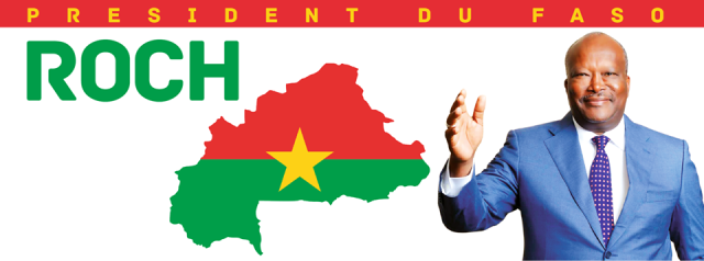 Roch Marc Christian Kaboré,président du Faso élu le 29 novembre 2015 avec un score de 53,46% au premier tour.
