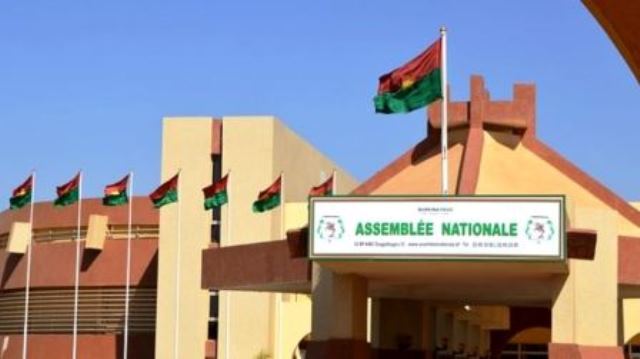 Le siège de l'Assemblée nationale post insurrectionnelle du Burkina Faso à Ouagadougou.