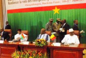 Déclaration de Ouagadougou sur la conférence Gouvernance,démocratie et affaires des 16 et 17 janvier 2018