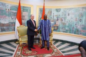 Visite du Prince de Monaco au Burkina