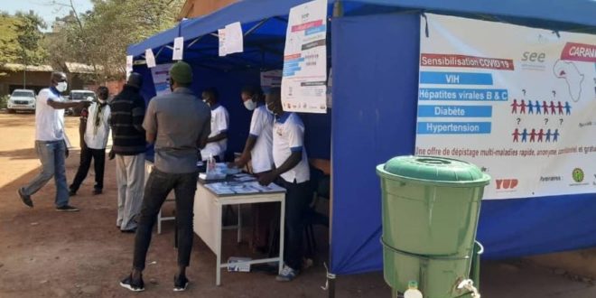 Ouagadougou : une caravane de dépistage gratuit multi-maladies du 18 au 23 Janvier 2021 via l’application burkinabè DiagnoseMe